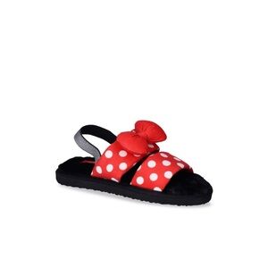 NWT women Disney Minnie Mouse double band slippers size 10